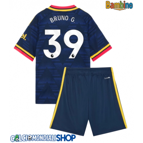 Maglie da calcio Arsenal Bruno Guimaraes #39 Seconda Maglia Bambino 2026-27 Manica Corta + Pantaloni corti)